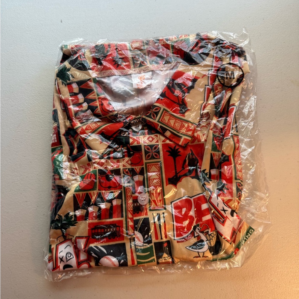 San Francisco Giants BEAT L.A. Aloha Hawaiian shirt SGA Dodgers - Picture 6 of 7